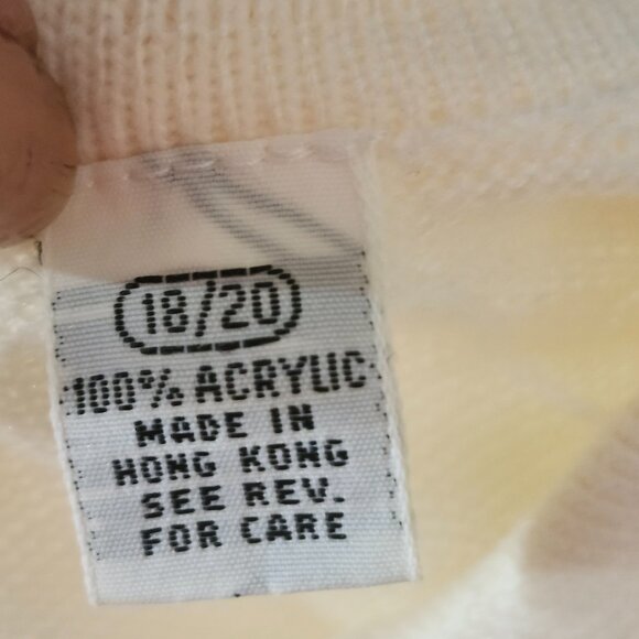 Vintage Priority One womans acrylic sweater size 18/20 - Picture 8 of 8